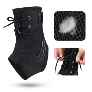 Lace Up Ankle Brace Ankle Stabilizer Brace with Adjustable Ankle Wrap Ankle Support for Men Women Ankle Pains Relief