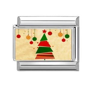 Italian Charm Link Beads Stainless Steel Christmas Finding Accessories Suitable for Bracelet Making
