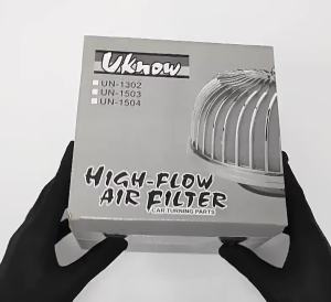 Car modification fittings 76mm Air filter flat mushroom head filter  3 inch mushroom head air filter
