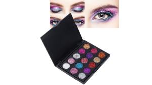 Eyeshadow Palette 15 Colors Glitter Eyeshadow Palette for Cosplay Makeup Eye Makeup Shining Eye Shadow Cosmetic Powder Suitable for Daily and Professional Makeup