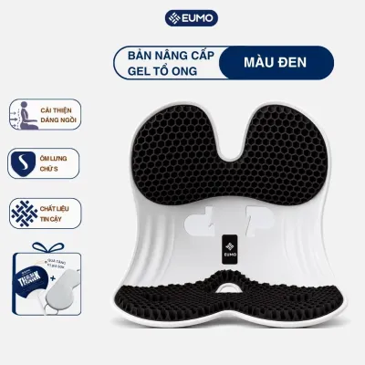 Ghế Bệt Tựa Lưng EUMO Bản Nâng Cấp Công Thái Học Điều Chỉnh Dáng Ngồi Chống Gù Giảm Đau Mỏi Lưng