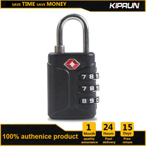 KIPRUN Luggage Lock Cable Travel Lock TSA Approved Cable Travel 3 Digit Combination Lock Safe Padlock for Suitcases Baggage Backpacks Small Cabinets Briefcases Computer Bags