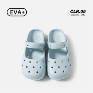 [Free Shipping] Ballet Flats For Women Non-Slip Breathable Beach-Style EVA-Covered Toe Shoes Summer Thick-Soled Cute Clogs