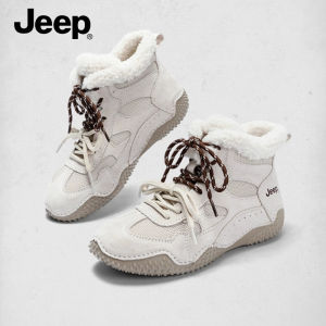 Jeep spirit mary jane 2025 New Winter Warm and Velvet High Top Grey Sports Womens Short Boots