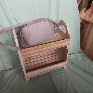 ชั้นวางของ ชั้นวางมินิมอล ชั้นวางกระจูกกระจิก ชั้นวางแก้วน้ำ งานไม้สัก