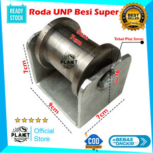 Roda Pagar UNP Besi Super Original