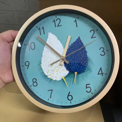 BH 12 tháng - Đồng hồ treo tường kim trôi treo tường phòng khách decor trang trí nhà cửa size lớn 30cm và size nhỏ 20cm.