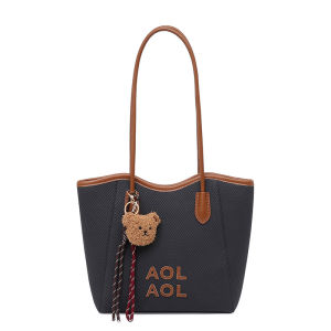 AOLONG REVINA 0837# - Tas Totebag Terbaru Tas Bahu Wanita Totebag Lucu Bahan Kanvas Rajut Bisa COD