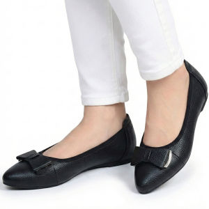 Giày Nữ Búp Bê Đế Bệt SAMTA Da Bò Thật Thời Trang Cao Cấp 2cm BBN2023