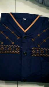 Baju koko pria Bordir Big size jumbo XXL XXXL Lengan pendek
