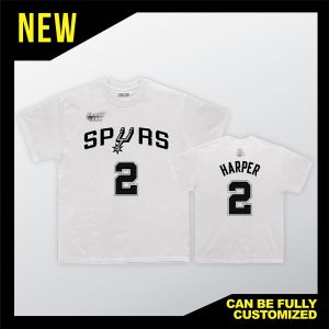 【Premium】 San Antonio SPRS Victor Wembanyama Basketball T Shirt Paul Dearron Fox johnson Castle .c