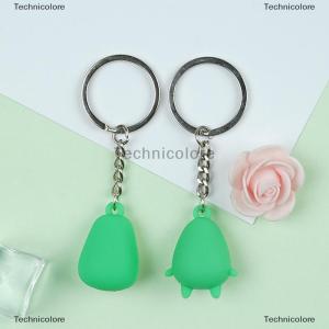 [COD] Technicolore พวงกุญแจผลไม้สุดสร้างสรรค์พวงกุญแจกระเป๋าอโวคาโดคู่พวงกุญแจของขวัญจี้น่ารักขนาดเล็กพวงกุญแจตุ๊กตาอะโวคาโด้พวงกุญแจยางอ่อนจี้กระเป๋าเป้สะพายหลัง