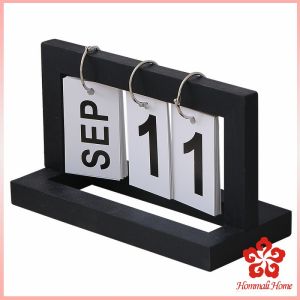 ปฏิทินตั้งโต๊ะ ปฏิทินกรอบไม้ ของแต่งบ้าน แต่งห้องสไตล์มินิมอล desk calendar