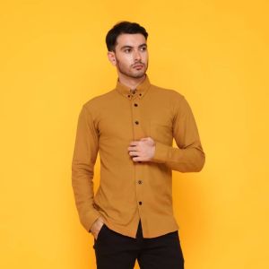 kemeja pria lengan panjang kemeja slimfit kemeja hitam kemeja putih kemeja formal kemeja cowo