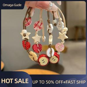 Omaga Vintage Star Braided Rope Bracelets For Women Girls Sweet Bohemian Style Adjustable Bangles Jewelry Accessories Gifts