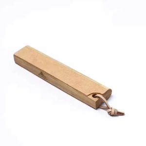 btnx Portable Dual-Grit Stropping Board with Leather & Polishing Compound - Cherry Wood M1Y4T