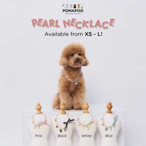POMAPOO - Kalung Kucing dan Kalung Anjing Pearl Necklace