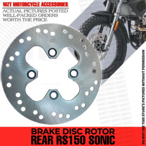 STD HONDA RS150 / RS 150 / SONIC REAR STAINLESS STEEL BRAKE ROTOR DISC 190MM FOR MOTORCYCLE JAPAN QUALITY