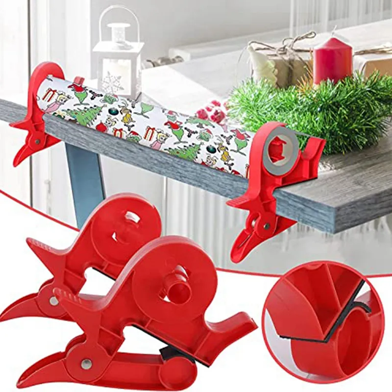 Wrapping Paper Cutter,with Replaceable 2 Blades Christmas Wrap