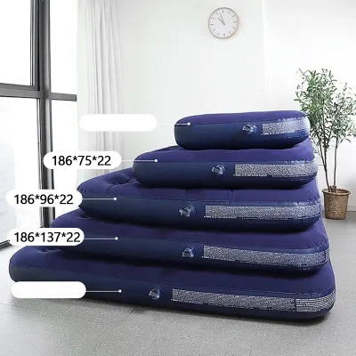 kasur udara [186cm x 137cm] Kasur berkemah indoor dan outdoor kasur tiup