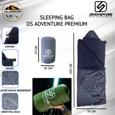 [COD] sleeping bag bulu halus ds adventure / sleping bag camping outdoor / sleeping bag polar bulu tebal / sleping bag polar / kantong tidur camping outdoor