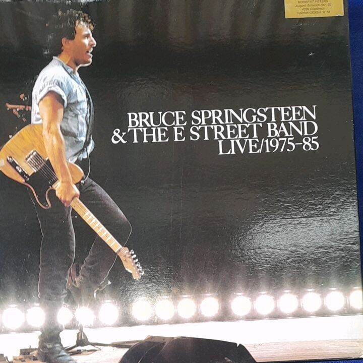 LP BOX8, BRUCE SPRINGSTEEN&THE E STREET BAND LIVE/1975-85 แผ่นต้นฉบับ ...