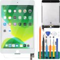 for iPad4 2015 LCD Screen Replacement for iPad4 Display Repair Kits for iPad A1538 A1550 Touch Digitizer Screen Assembly Repair Parts Kits White 7.9" (Without Home Button). 