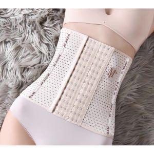 Đai Nịt Bụng Gen Định Hình Thon Gọn Vòng Eo 6 Nấc Cài Chống Cuộn M+