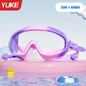 Kính bơi trẻ em gọng lớn góc nhìn rộng chính hãng YUKE bé trai bé gái Kính bơi cài khóa sau Mirilik
