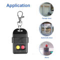 {Local Delivery} Aitemay 8 Dip Switch 433Mhz Smart Copy Remote Control Fixed Code 2CH Duplicator for Gate Garage Door Opener or Alarm System 330MHz. 