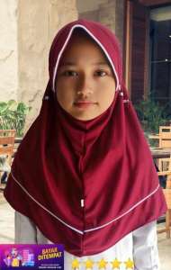 JILBAB Bergo Anak Sekolah SD (M) SMP (L) innova