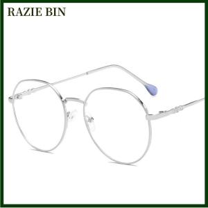 RAZIE BIN Classic Elegant Metal Round Frame Anti Blue Light es Women Vintage Retro Eye Protection Fashion Eyewear