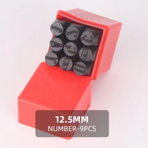 MUSCLEX 3-125 mm Dụng cụ dập chữ và số Thép Có vỏ nhựa Con dấu số Dụng cụ đột lỗ Dụng cụ đục da bằng thép