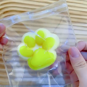 Antistress Jelly Cats Paws Squeezable Toy for Student Office Hand Squeeze Pinching Toy for Kids Holiday Goody Bag Fillers