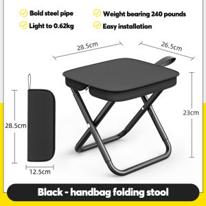 【Small but Durable】Portable Folding Chair Small Camping Chair With Storage Bag Folding Chair Travel Lightweight Ultralight Durable Portable Beach Fishing Chair Outdoor Seat for Camping Fishing Beach