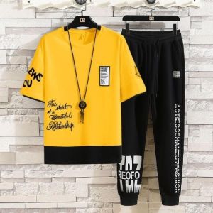 Baju Setelan Pria Dewasa Kekinian Set Celana Size L XL REOFO
