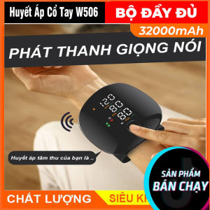 Máy đo huyết áp cổ tay WEB306 cảnh báo huyết áp theo màu sắc đo chính xác kết quả đọc thông số và kết quả bằng tiếng việt phù hợp với người cao tuổi pin sạc cổng usb tiện lợi thiết kế nhỏ gọn.
