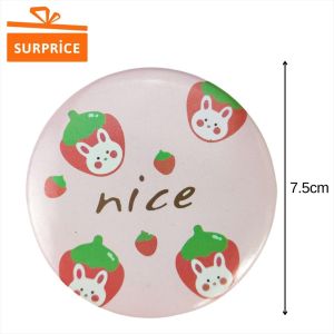 Surprice Cermin Lipat Bulat / Cermin Kaca Rias Korea / Cermin Makeup 2 Sisi