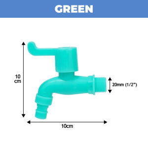 [1/2"] Innohut Plastic Bib Water Tap Kitchen Sink Faucet Kepala Paip Plastik Bathroom Basin Tap Washing Machine Tap 水龙头