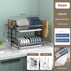 Rak Susun Rak Dapur Rak Piring Rak Penyimpanan Rak Serbaguna