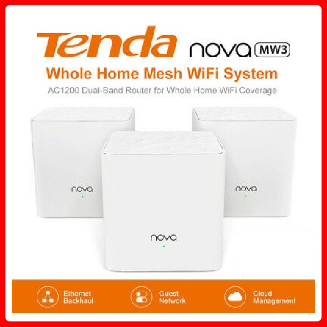 Bộ Wifi Mesh không dây Tenda Nova MW3 (3 pack) Chính hãng