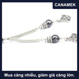 【CANAMEK】 Hạt tròn 8mm đá mật kiểu hồi giáo Trung Đông hồi giáo kinh Mân Côi thủ công