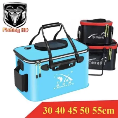 Thùng Đựng Cá Gấp Gọn Thùng Đựng Cá Đa Năng Cao Cấp 😍 KK8 đồ câu FISHING_HD