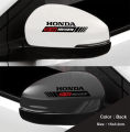 สติ๊กเกอร์ติดรถฮอนด้า สติ๊กเกอร์ติดกระจกมองข้าง HONDA MUGEN อุปกรณ์แต่งรถ รถแต่ง รถซิ่ง Car Stickers. 