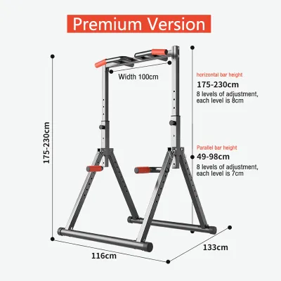 MIKING Folding Pull-Up Bar Multifunctional Indoor Home Horizontal Bar Professional Fitness Rack