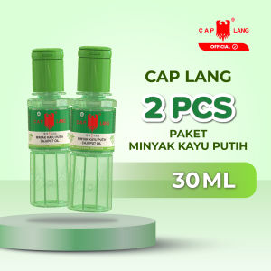 Cap Lang Paket Minyak kayu Putih 30ml 2 pcs - Memberikan rasa hangat  Meringankan Sakit Perut Perut Kembung dan Rasa Mual