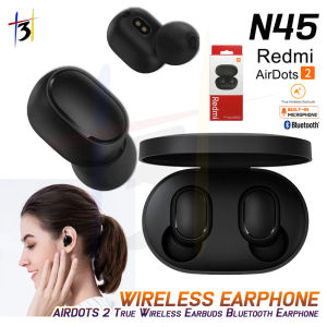 AIRDOTS 2 True Wireless Earbuds Bluetooth Earphone with Microphone TWS Stereo (BLACK-N45)