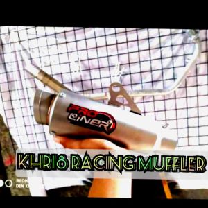 Knalpot Vixion Proliner TR-1 short sanblast untuk R15 Gsx CBR Byson xbre cb150 MX supragtr dll