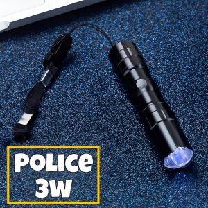 Senter Police 3w Mini Senter Swat Police Senter Mini 3 Watt