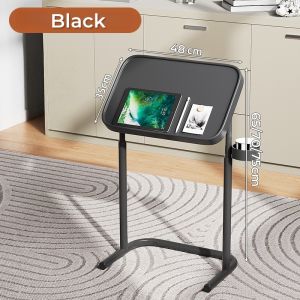 White/Black Sofa Bedside Study Table Desk Student Home Table  Desk Raised  Moved Bedside Tea Table Drawing Table